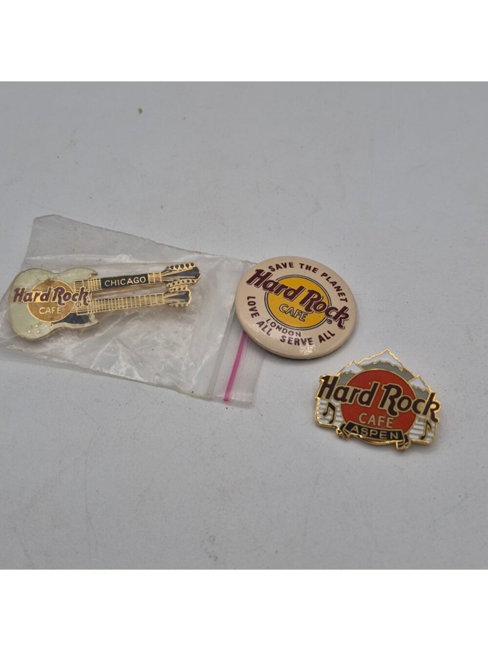 Hard Rock Cafe Pin Lot Toronto Chicago Aspen Collectible Set